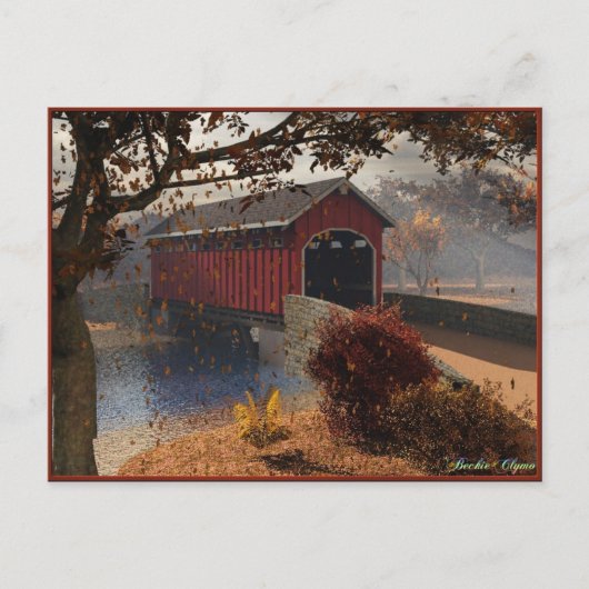 秋の風 ポストカード (正面)