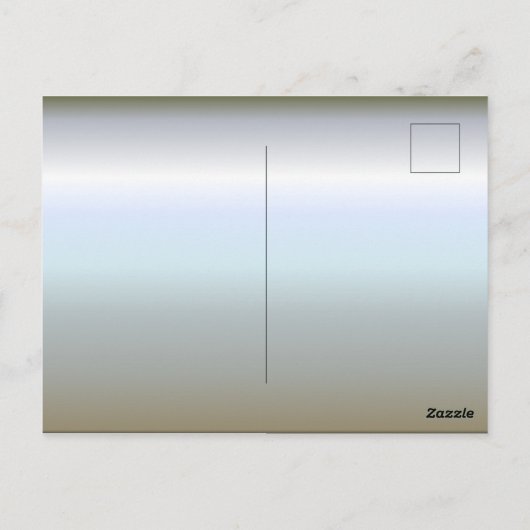 秋の飛行機の木々が湖を越えて ポストカード (裏面)