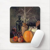 秋の食卓の飾り マウスパッド (マウス)