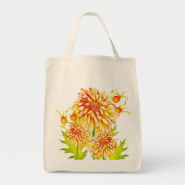 秋の食料品店へのトート トートバッグ