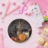 秋の飾り付けテーブル,かぼちゃの,フルーツ,ドリンク ペーパープレート (パーティー)