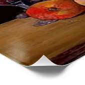 秋の飾り付けテーブル,かぼちゃの,フルーツ,ドリンク ポスター (コーナー)