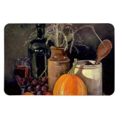 秋の飾り付けテーブル,かぼちゃの,フルーツ,ドリンク マグネット (横)