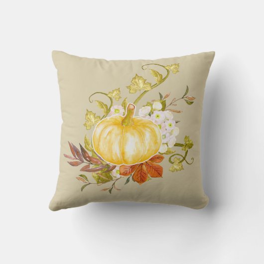 秋の飾り枕 クッション (裏面)