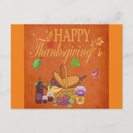 秋の飾り葉書 ポストカード