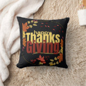 秋の饗宴祝我々の感謝祭 クッション (ブランケット)