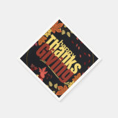 秋の饗宴祝我々の感謝祭 スタンダードカクテルナプキン (角)