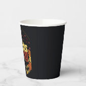 秋の饗宴祝我々の感謝祭 紙コップ (左)