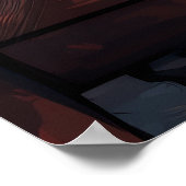 秋の饗宴:感謝祭お祝い ポスター (角)