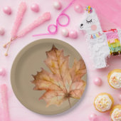 秋の饗宴 – 葉 ペーパープレート (パーティー)