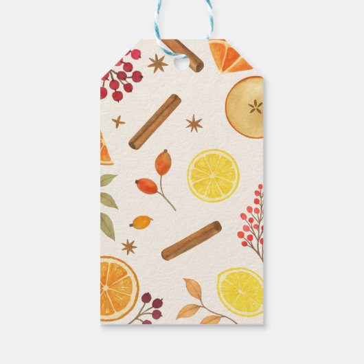 秋の香るポプリ ギフトタグ (裏面)