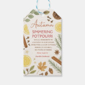 秋の香るポプリ ギフトタグ (正面)