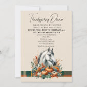 秋の馬の騎乗 招待状 (正面)