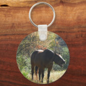 秋の馬 キーホルダー (正面)