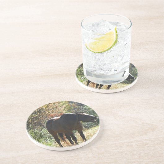 秋の馬 コースター (側面)