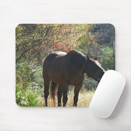秋の馬 マウスパッド (マウス)