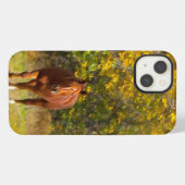 秋の馬 iPhoneケース (裏面横)