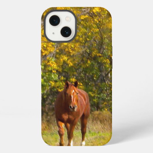 秋の馬 iPhoneケース (裏面)