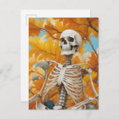 秋の骸骨 ポストカード (正面/裏面)