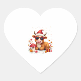 秋の高地カウパンプキン+ボウ+クリスマス+ガールズ+キッズ ハートシール