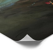 秋の魅惑のアニメスタイル油彩 ポスター (角)