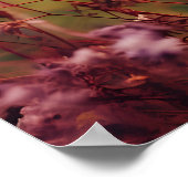 秋の魅惑的な草原 ポスター (角)