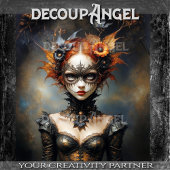 秋の魔女 – ゴシック様式のウィスパーズの切り離し 薄葉紙