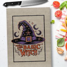 秋の魔法ヴィンテージ不気味ウィッチハット&スターズ