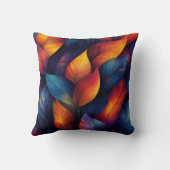 秋の鮮やか夢のクッションカラフル自然イン クッション (裏面)