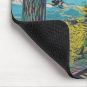 秋の鮮やか道口 マウスパッド (コーナー)