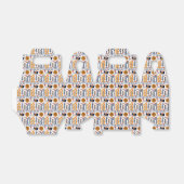 秋の鳥のフォークアートパターン フェイバーボックス (折り畳みなし)