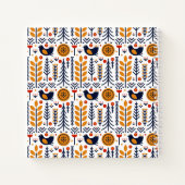 秋の鳥のフォーク ノートブック (裏面)