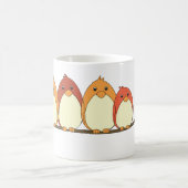 秋の鳥 コーヒーマグカップ (中央)