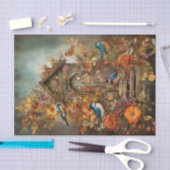 秋の鳥 薄葉紙 (クラフト)