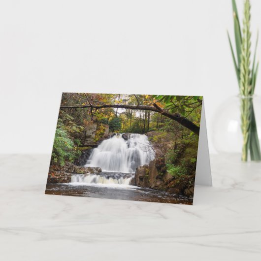 秋の鷹滝 カード (正面)