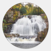 秋の鷹滝 ラウンドシール (正面)