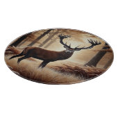 秋の鹿の切断板 カッティングボード (角)