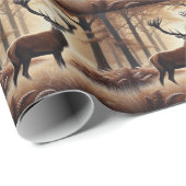 秋の鹿ラッピング紙 ラッピングペーパー (ロールコーナー)