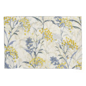 秋の黄色の果実葉のカラフル、シームレス。 枕カバー (正面)