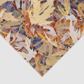 秋の黄色色彩の鮮やかのメエデ葉ルの 薄葉紙 (詳細)