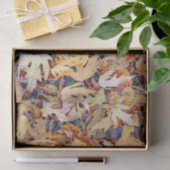 秋の黄色色彩の鮮やかのメエデ葉ルの 薄葉紙 (ギフト)