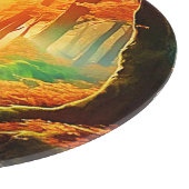 秋の黄金の囁き カッティングボード (角)