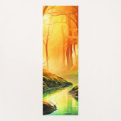 秋の黄金の囁き ヨガマット (正面)