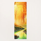 秋の黄金の囁き ヨガマット (裏面)