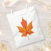 秋の黄金の葉 フェイバーバッグ (クリップ留めされた状態)
