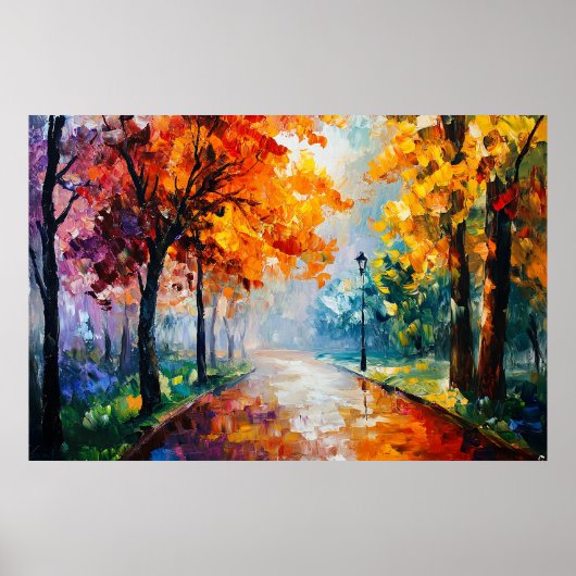 秋の黄金路 ポスター (正面)