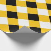 秋の黒黄白 ラッピングペーパー (角)