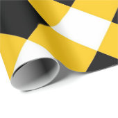 秋の黒黄白 ラッピングペーパー (ロールコーナー)