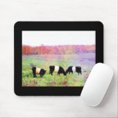 秋の3 Beltiesの水彩画の絵画 マウスパッド (マウス)