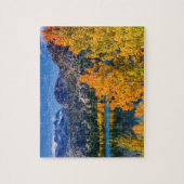 秋の6のまわりに月の湖(カリフォルニア) ジグソーパズル (縦)